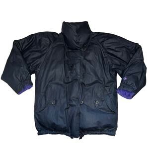 Vintage Brambilla Womens Down Jacket Coat Ski Snowboarding Winter Black Small